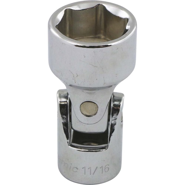 3/8" Drive, 11/16" SAE Socket, 6 Points